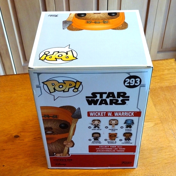 Large 10" Funko Pop WICKET W WARRICK #293 Star Wars Target Exclusive Bobble Head - Picture 5 of 9